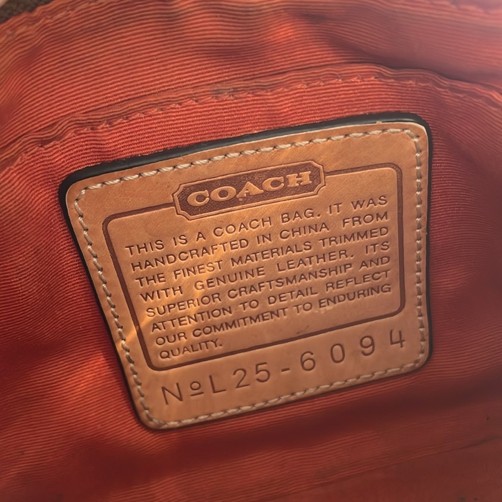 Coach Brown and Tan Mini Bag - Picture 11 of 11